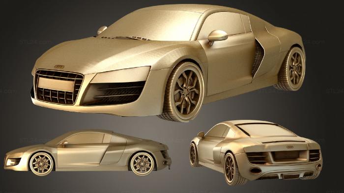 Vehicles (Audi R8 3d, CARS_0650) 3D models for cnc